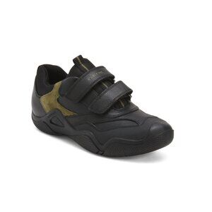 GEOX Black/green Leather Wader Sneakers (Big Kid)